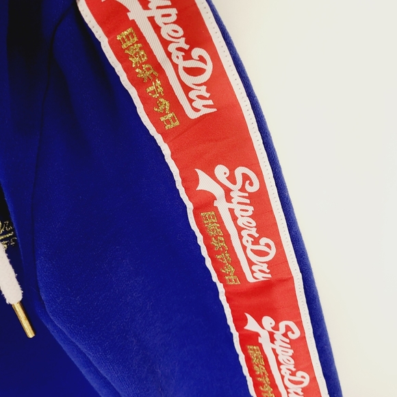 SUPERDRY Zip Up Hoodie Size 2 / 4 - Picture 4 of 8